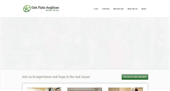Desktop Screenshot of oakflatsanglican.com
